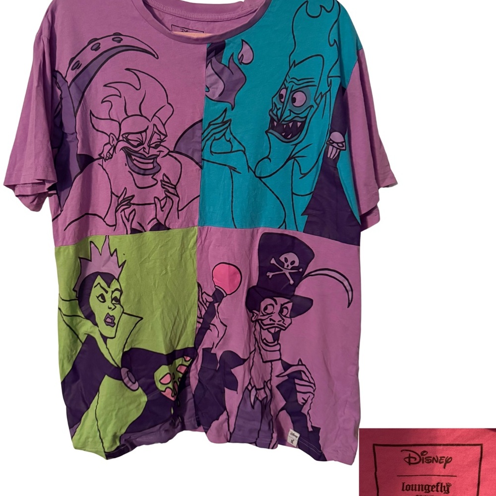 Disney Villains Loungefly Shirt 2X